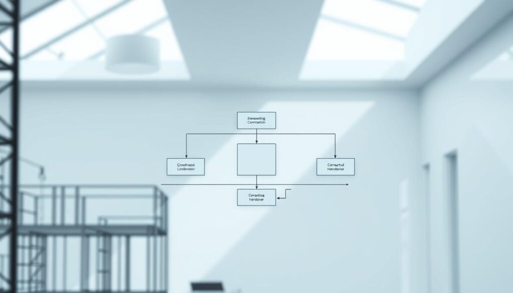 Effektives Projektkoordination Diagramm für Bauingenieure Effektives Projektkoordination Diagramm für Bauingenieure