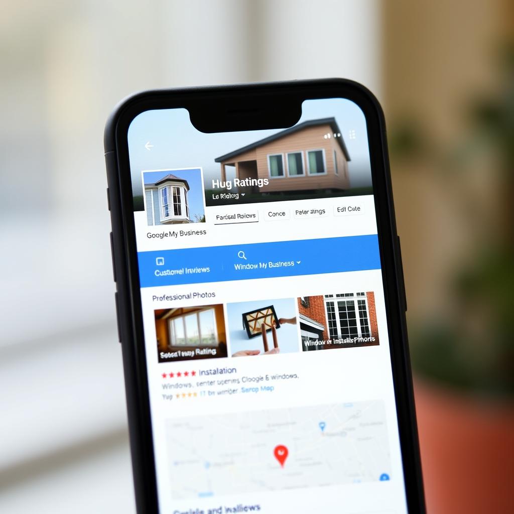 Optimiertes Google My Business Profil für SEO für Fensterbauer Optimiertes Google My Business Profil für SEO für Fensterbauer